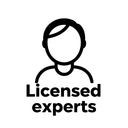 Иконка лицензированного эксперта компании БиПи Эксперт для проведения независимой оценки автомобиля после ДТП